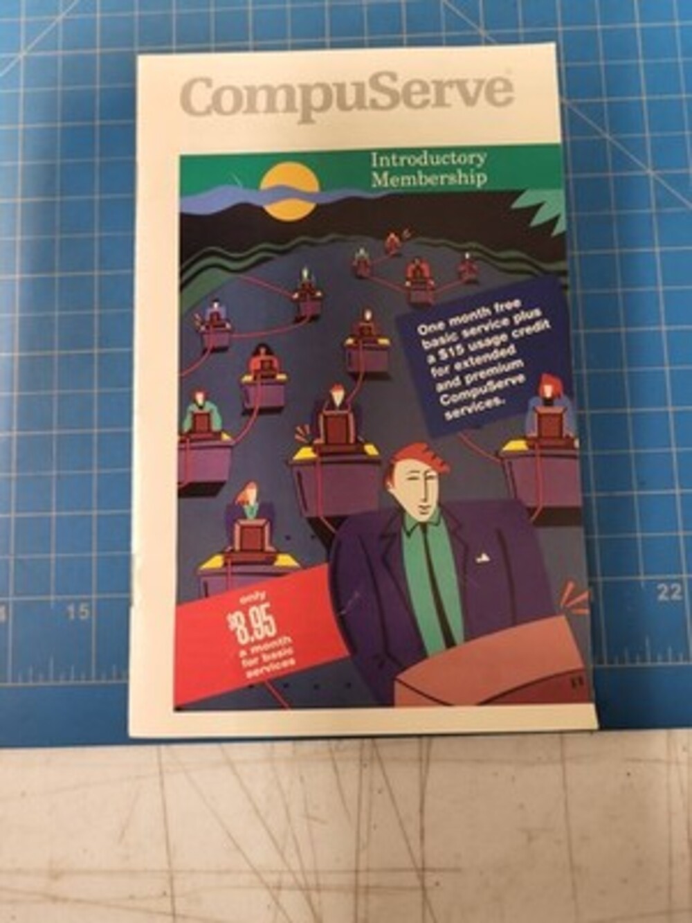 CompuServe Introductory Membership Vintage Internet Access Collectible Promo